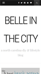 Mobile Screenshot of belleinthecityblog.com