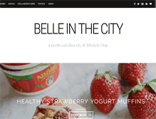 Tablet Screenshot of belleinthecityblog.com
